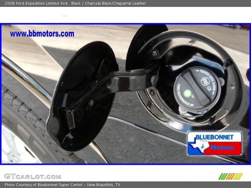 Black / Charcoal Black/Chaparral Leather 2008 Ford Expedition Limited 4x4