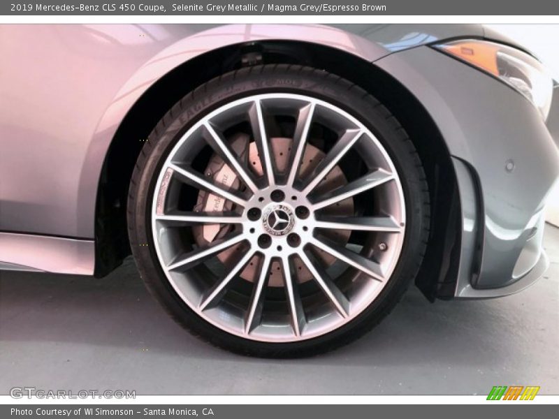 Selenite Grey Metallic / Magma Grey/Espresso Brown 2019 Mercedes-Benz CLS 450 Coupe