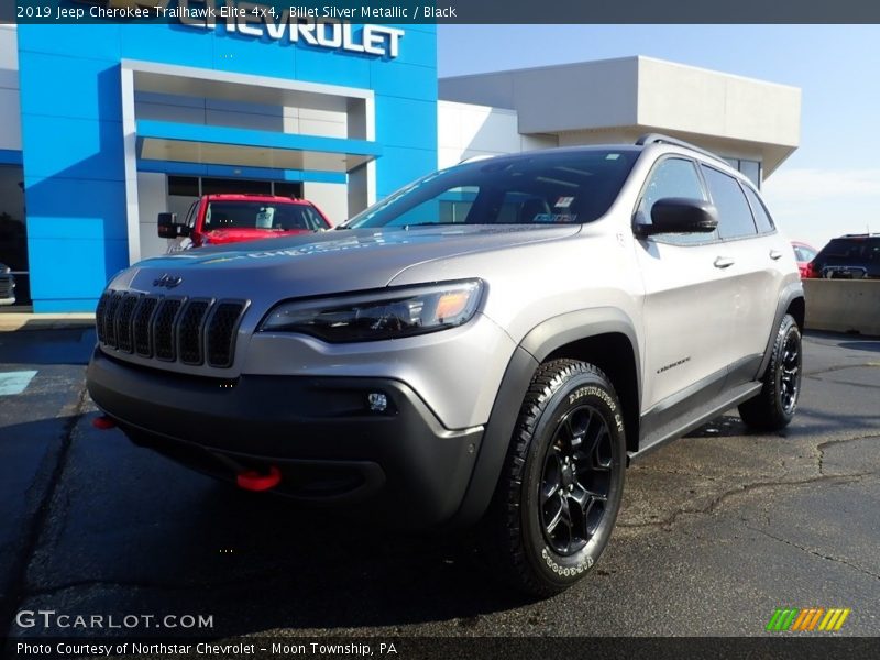 Billet Silver Metallic / Black 2019 Jeep Cherokee Trailhawk Elite 4x4