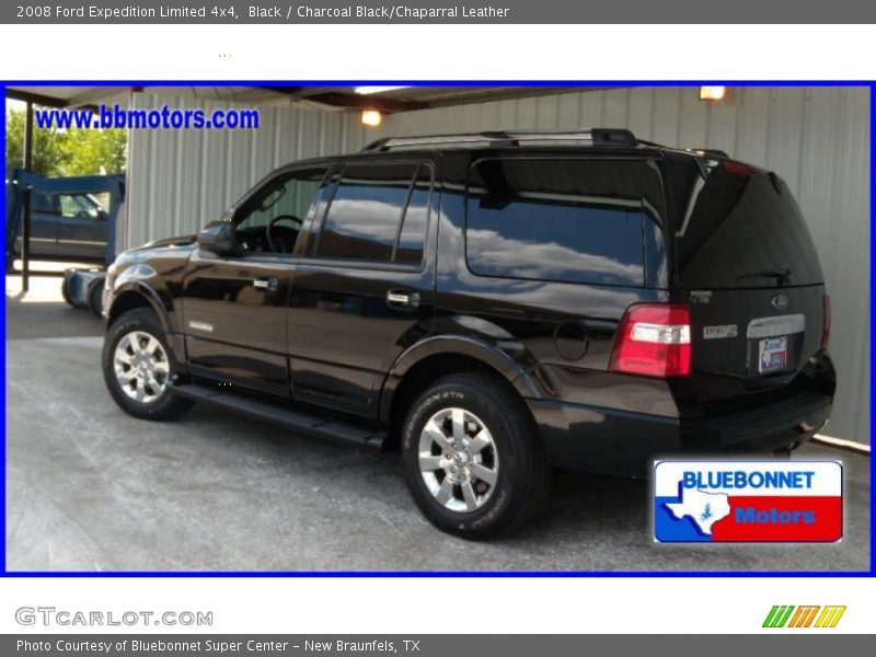 Black / Charcoal Black/Chaparral Leather 2008 Ford Expedition Limited 4x4