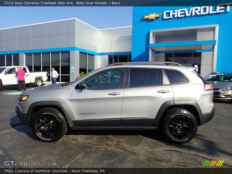 Billet Silver Metallic / Black 2019 Jeep Cherokee Trailhawk Elite 4x4