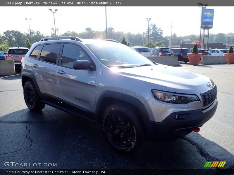 Billet Silver Metallic / Black 2019 Jeep Cherokee Trailhawk Elite 4x4