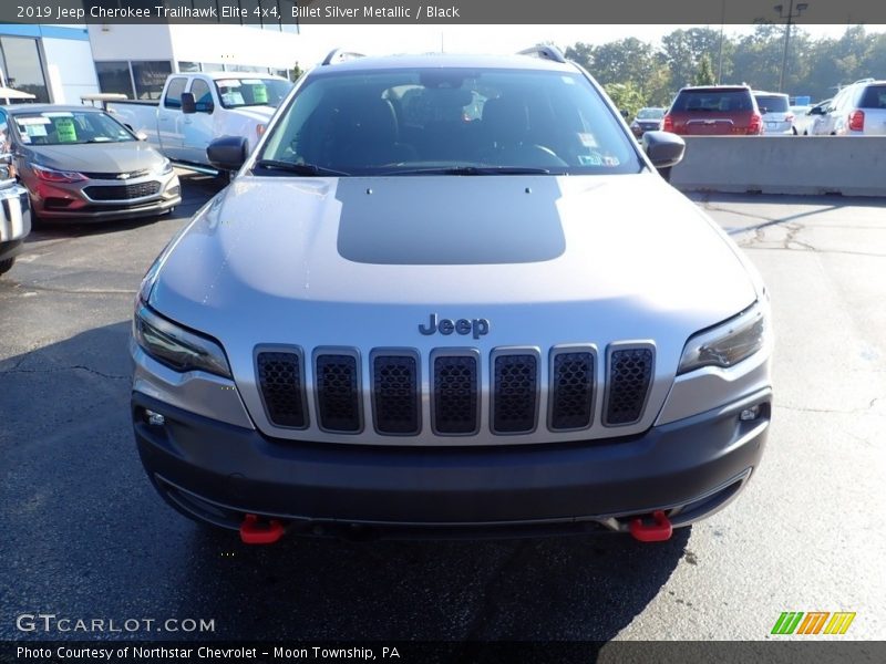 Billet Silver Metallic / Black 2019 Jeep Cherokee Trailhawk Elite 4x4
