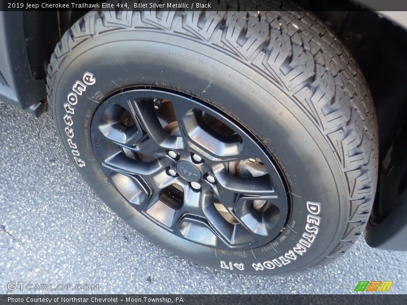 Billet Silver Metallic / Black 2019 Jeep Cherokee Trailhawk Elite 4x4