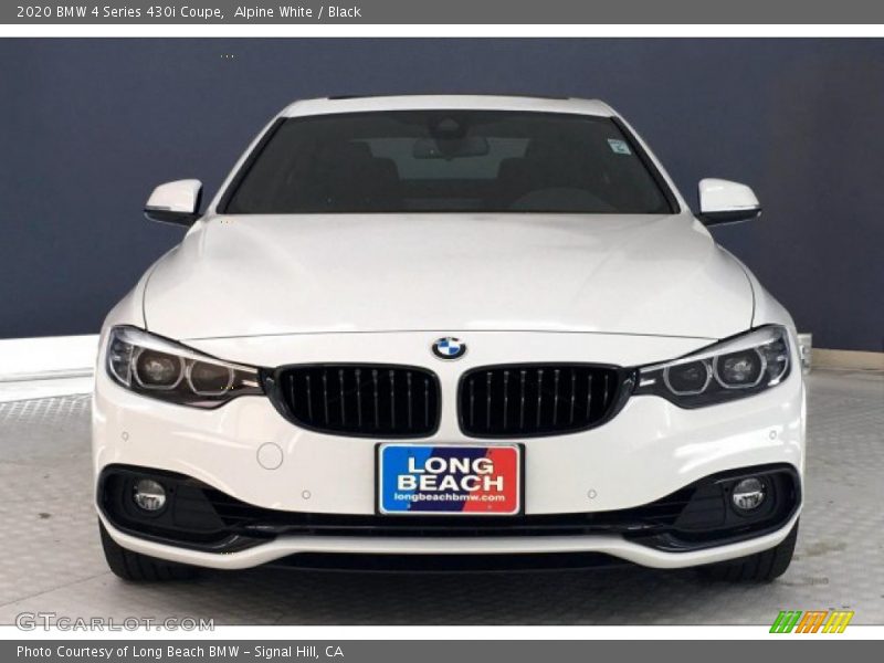 Alpine White / Black 2020 BMW 4 Series 430i Coupe