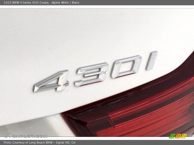 Alpine White / Black 2020 BMW 4 Series 430i Coupe