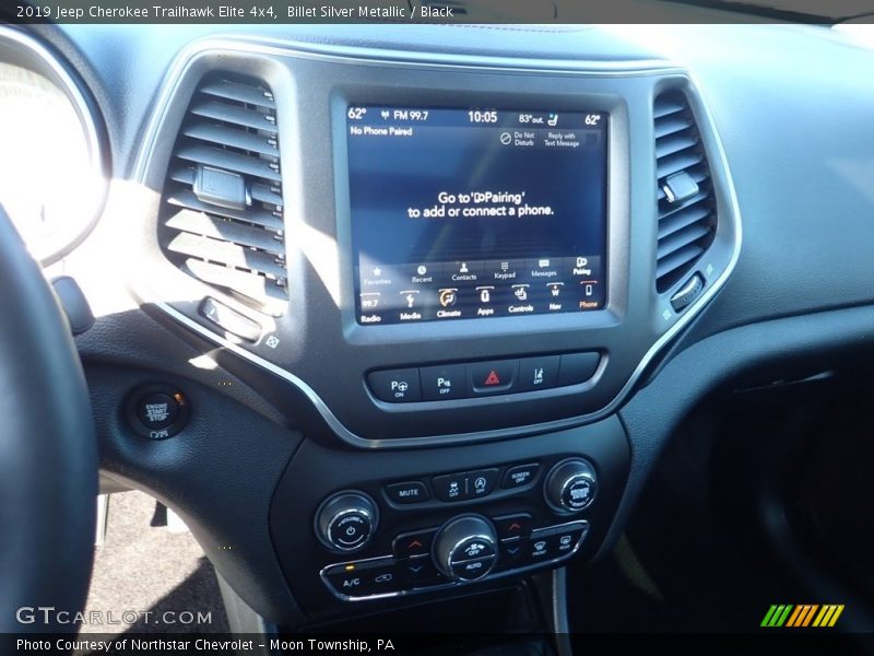 Billet Silver Metallic / Black 2019 Jeep Cherokee Trailhawk Elite 4x4