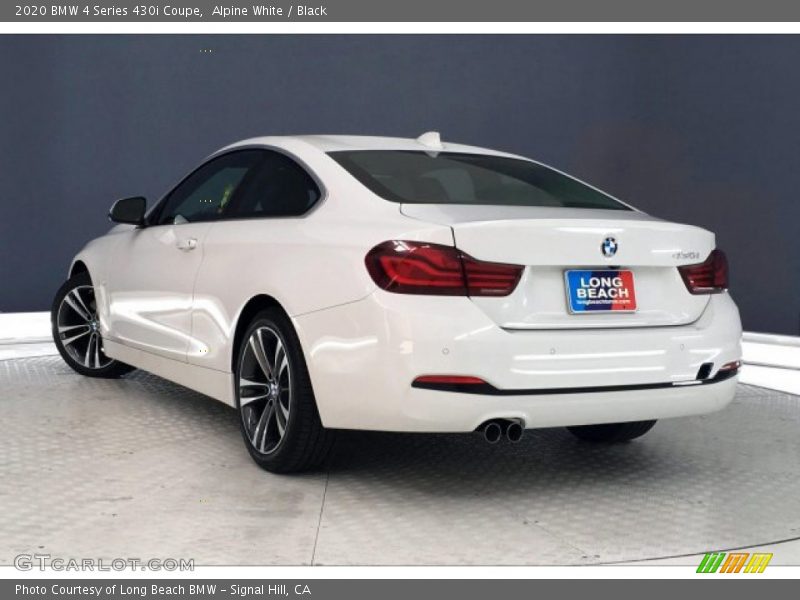 Alpine White / Black 2020 BMW 4 Series 430i Coupe