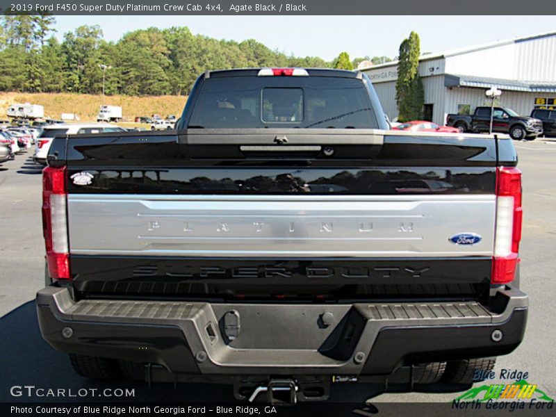 Agate Black / Black 2019 Ford F450 Super Duty Platinum Crew Cab 4x4