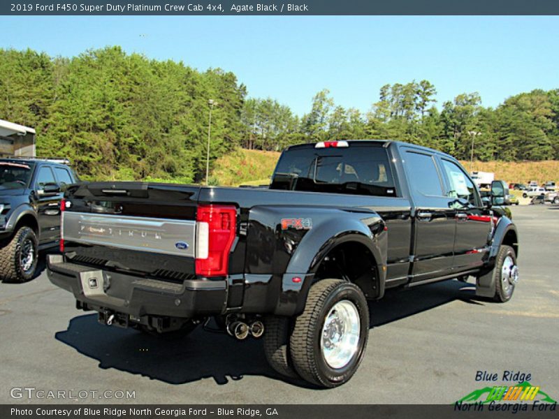 Agate Black / Black 2019 Ford F450 Super Duty Platinum Crew Cab 4x4