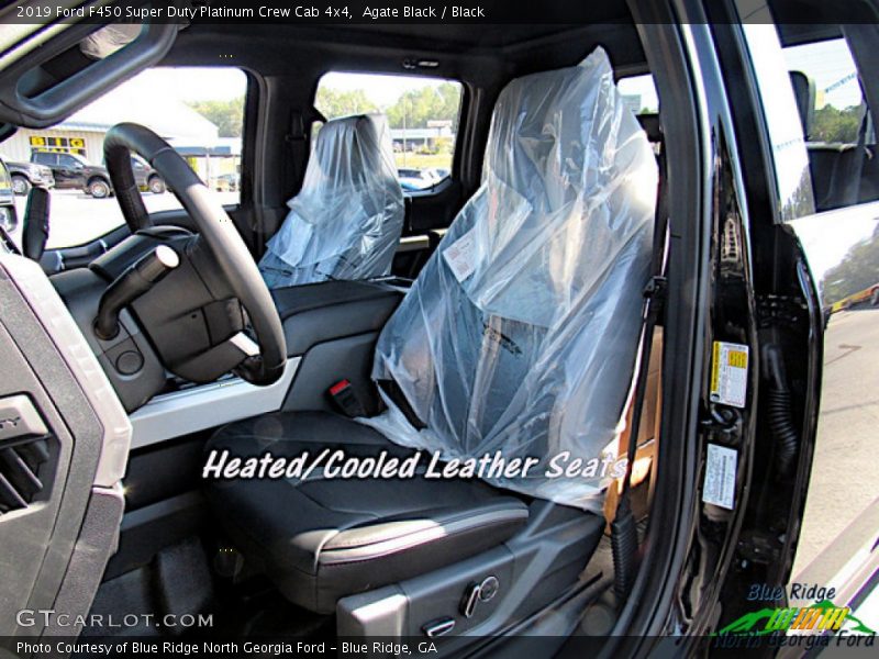 Agate Black / Black 2019 Ford F450 Super Duty Platinum Crew Cab 4x4