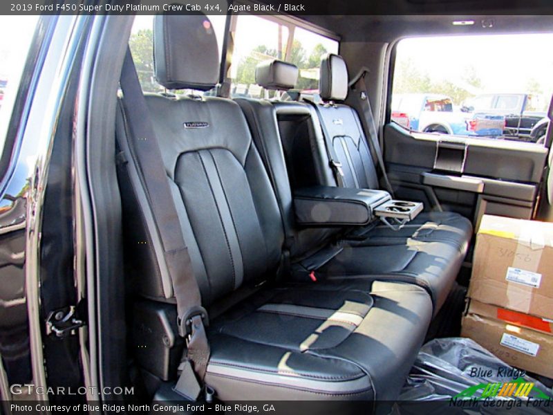 Agate Black / Black 2019 Ford F450 Super Duty Platinum Crew Cab 4x4