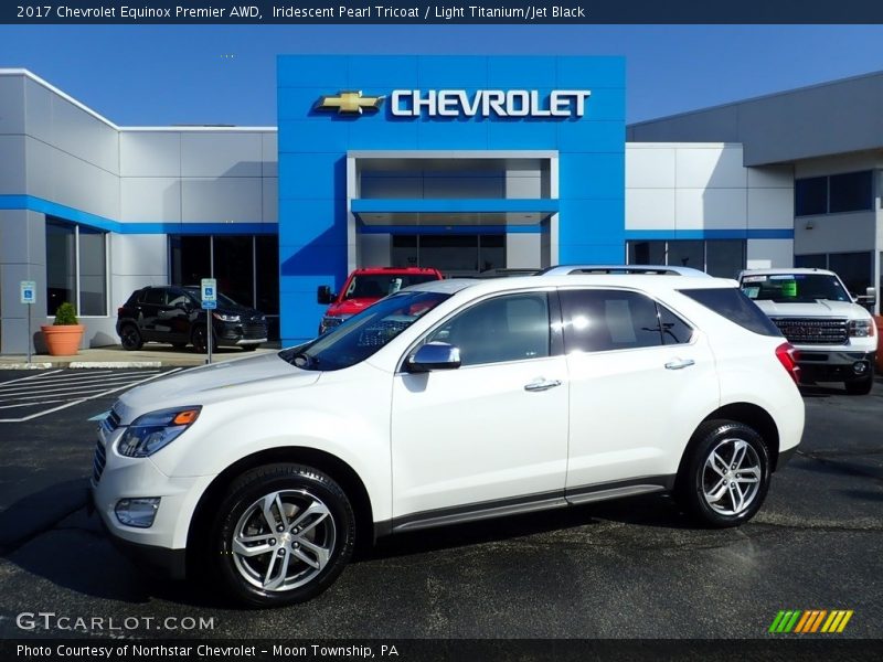 Iridescent Pearl Tricoat / Light Titanium/Jet Black 2017 Chevrolet Equinox Premier AWD