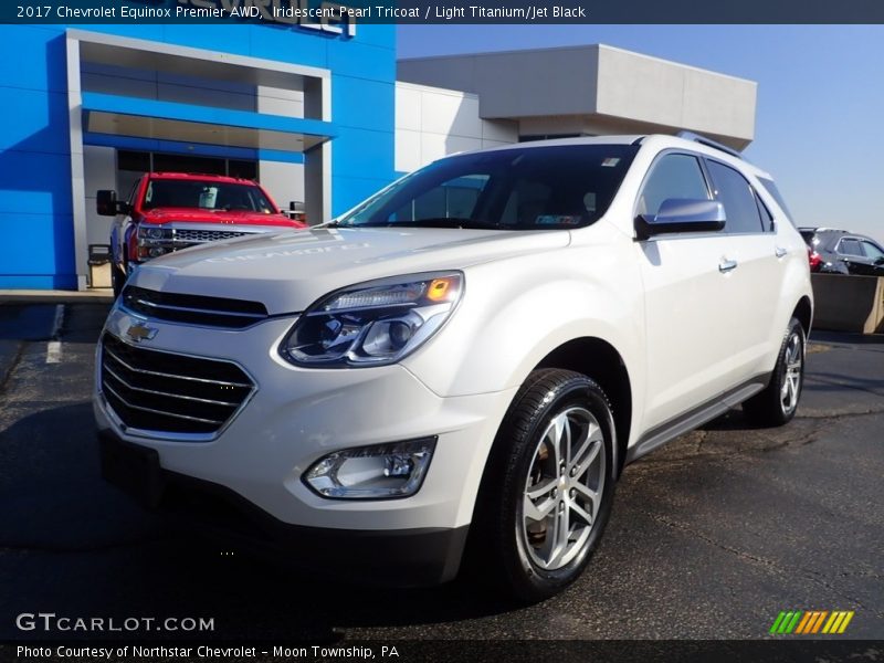 Iridescent Pearl Tricoat / Light Titanium/Jet Black 2017 Chevrolet Equinox Premier AWD