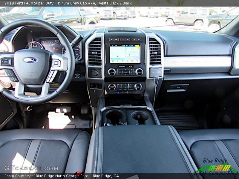 Agate Black / Black 2019 Ford F450 Super Duty Platinum Crew Cab 4x4