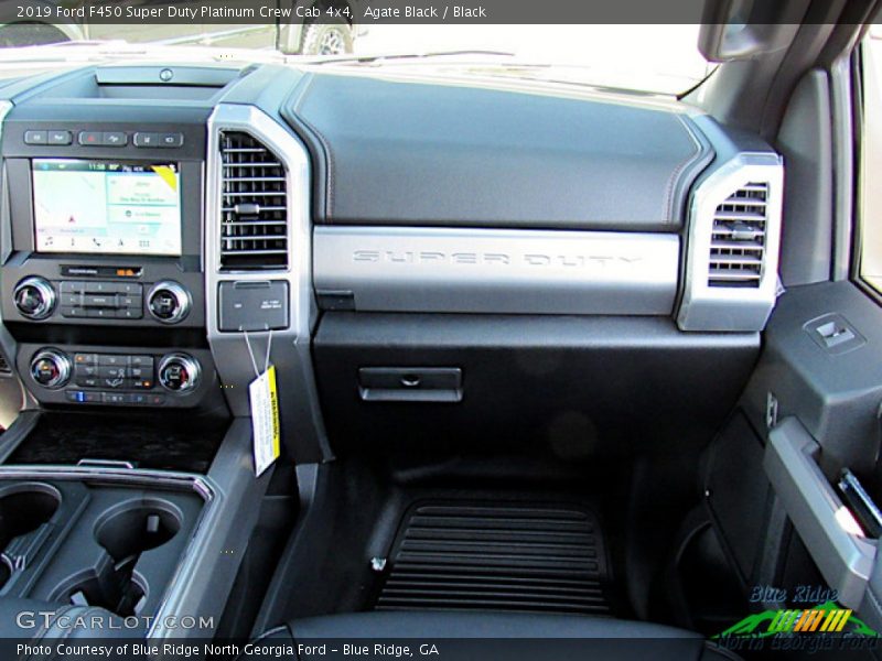 Agate Black / Black 2019 Ford F450 Super Duty Platinum Crew Cab 4x4