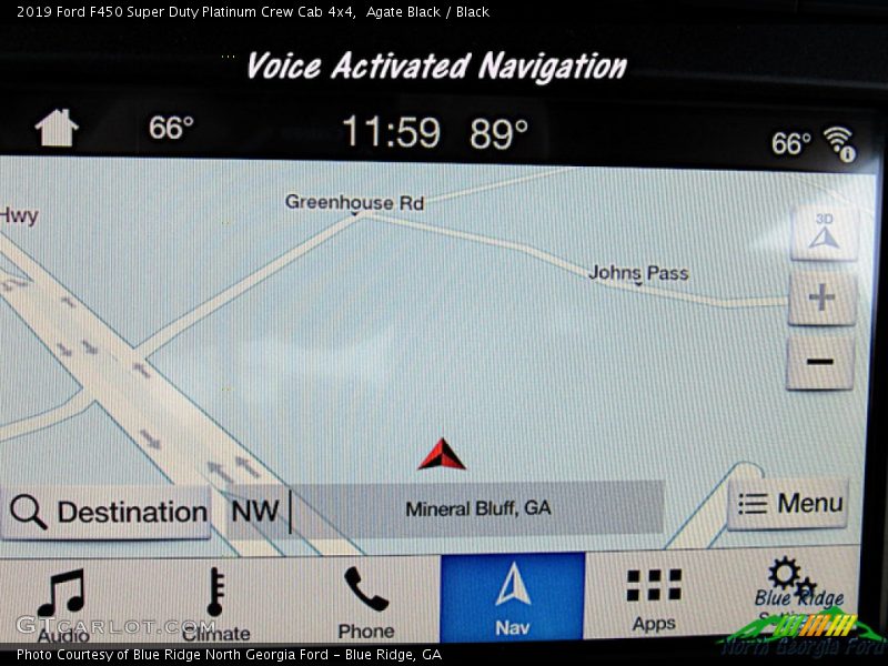Agate Black / Black 2019 Ford F450 Super Duty Platinum Crew Cab 4x4