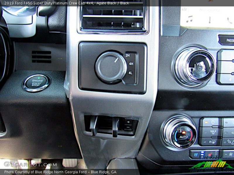 Agate Black / Black 2019 Ford F450 Super Duty Platinum Crew Cab 4x4