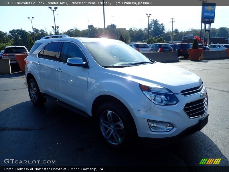 Iridescent Pearl Tricoat / Light Titanium/Jet Black 2017 Chevrolet Equinox Premier AWD