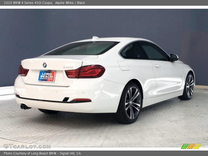 Alpine White / Black 2020 BMW 4 Series 430i Coupe