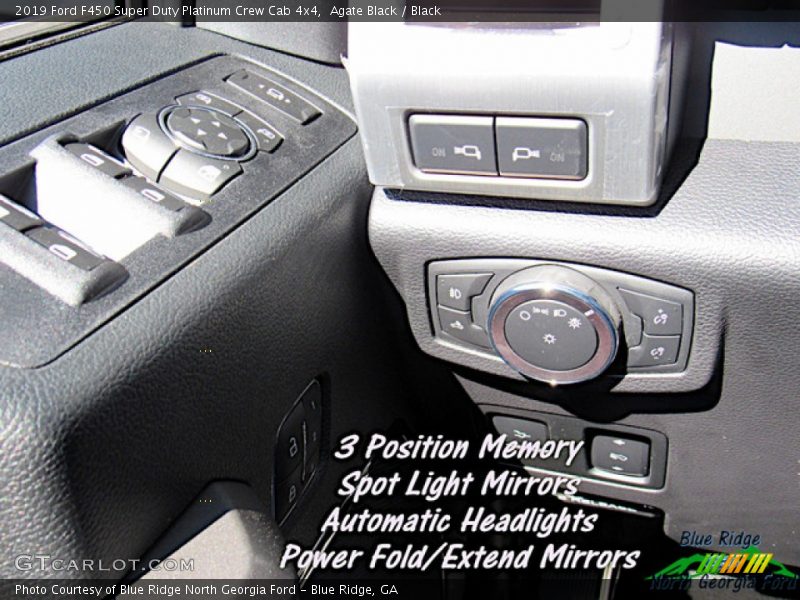 Agate Black / Black 2019 Ford F450 Super Duty Platinum Crew Cab 4x4
