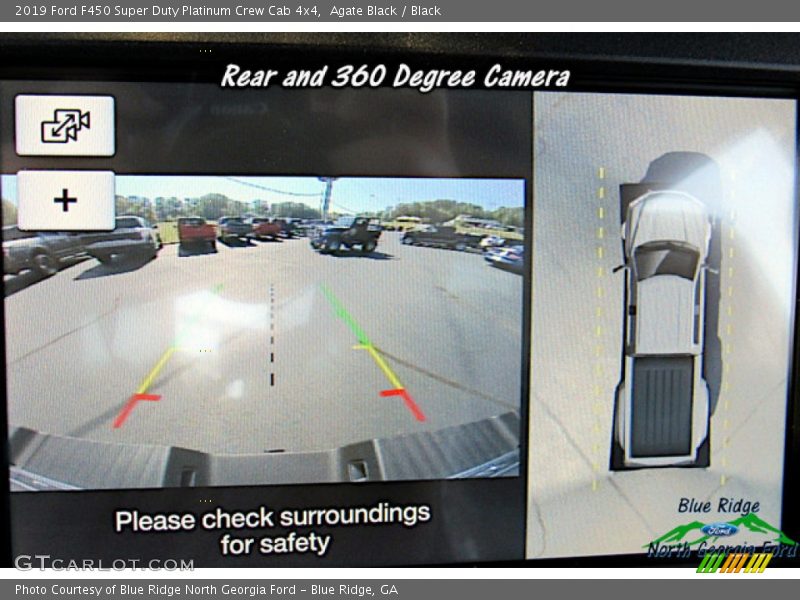 Agate Black / Black 2019 Ford F450 Super Duty Platinum Crew Cab 4x4