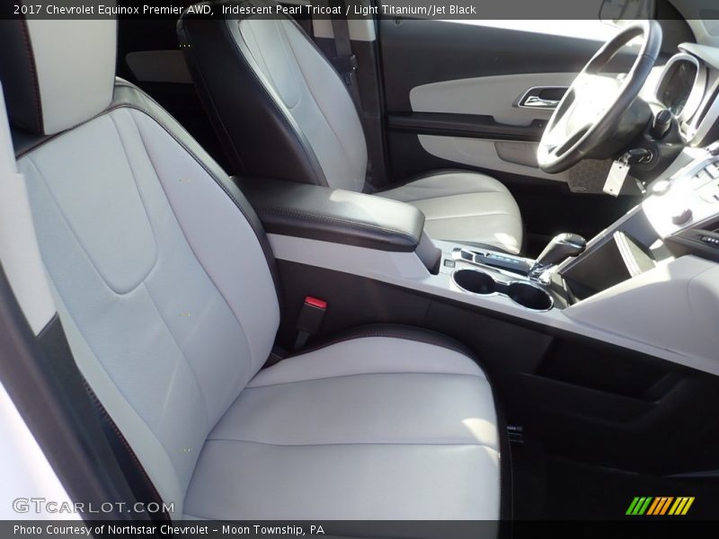 Iridescent Pearl Tricoat / Light Titanium/Jet Black 2017 Chevrolet Equinox Premier AWD