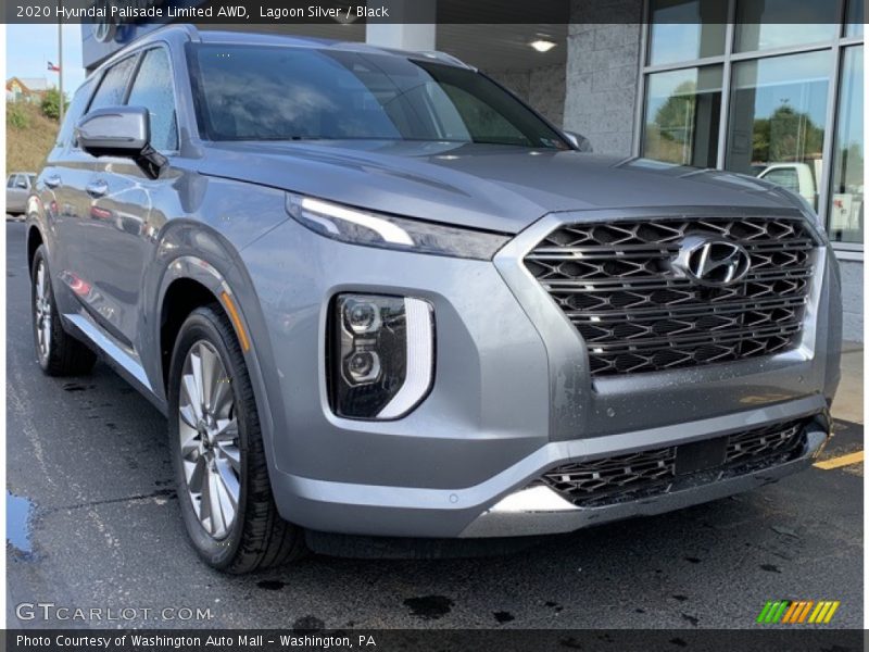 Lagoon Silver / Black 2020 Hyundai Palisade Limited AWD