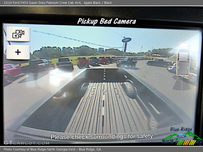 Agate Black / Black 2019 Ford F450 Super Duty Platinum Crew Cab 4x4