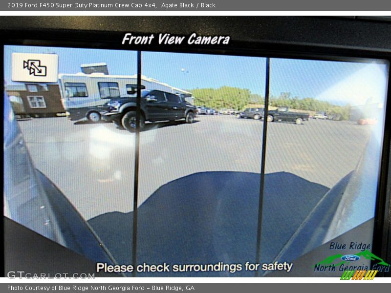 Agate Black / Black 2019 Ford F450 Super Duty Platinum Crew Cab 4x4