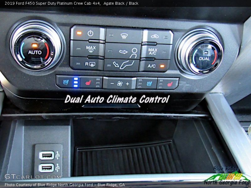 Agate Black / Black 2019 Ford F450 Super Duty Platinum Crew Cab 4x4
