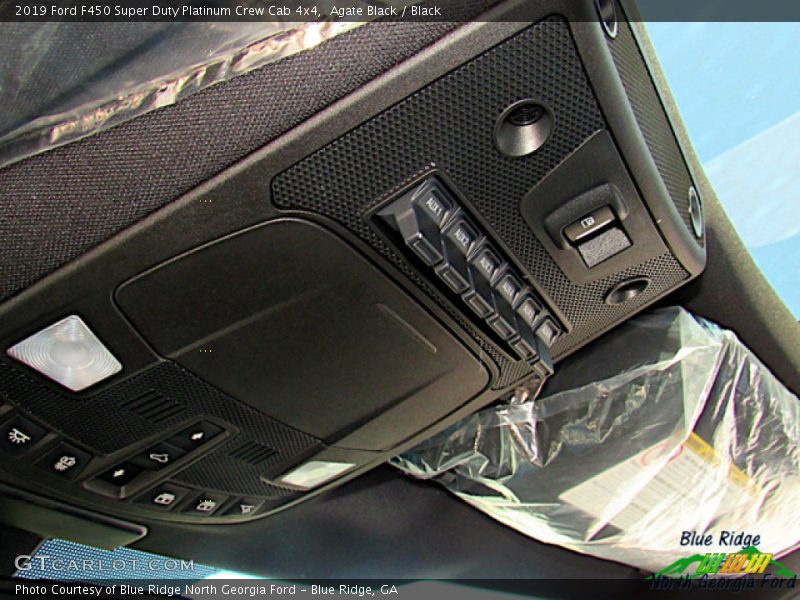 Agate Black / Black 2019 Ford F450 Super Duty Platinum Crew Cab 4x4