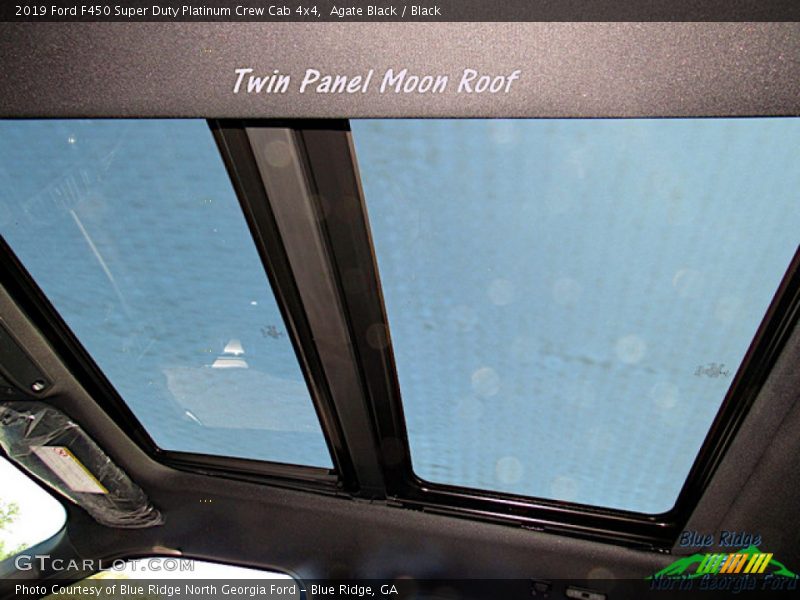 Agate Black / Black 2019 Ford F450 Super Duty Platinum Crew Cab 4x4