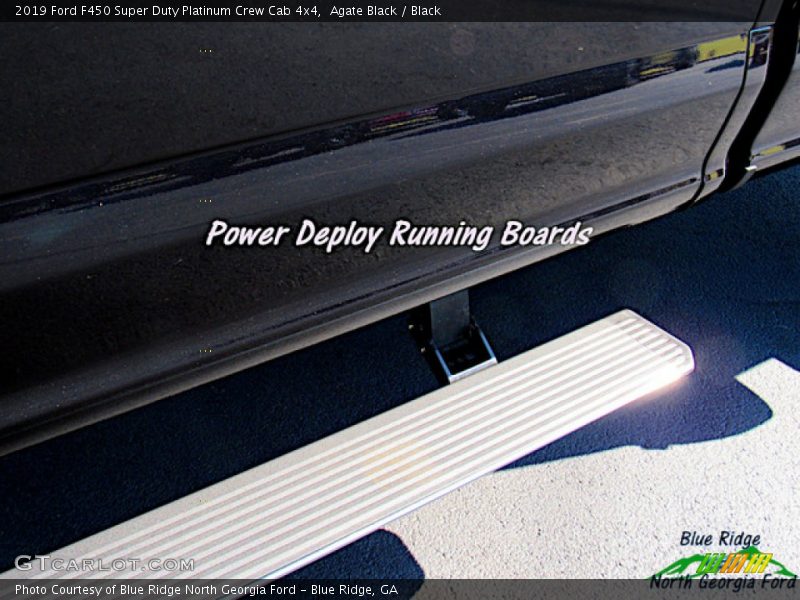 Agate Black / Black 2019 Ford F450 Super Duty Platinum Crew Cab 4x4