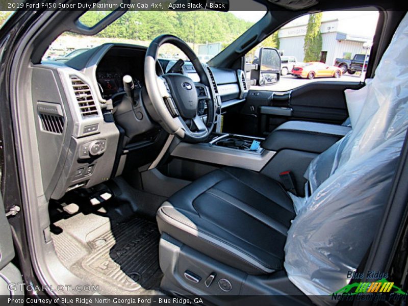 Agate Black / Black 2019 Ford F450 Super Duty Platinum Crew Cab 4x4