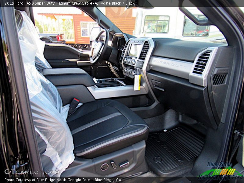 Agate Black / Black 2019 Ford F450 Super Duty Platinum Crew Cab 4x4