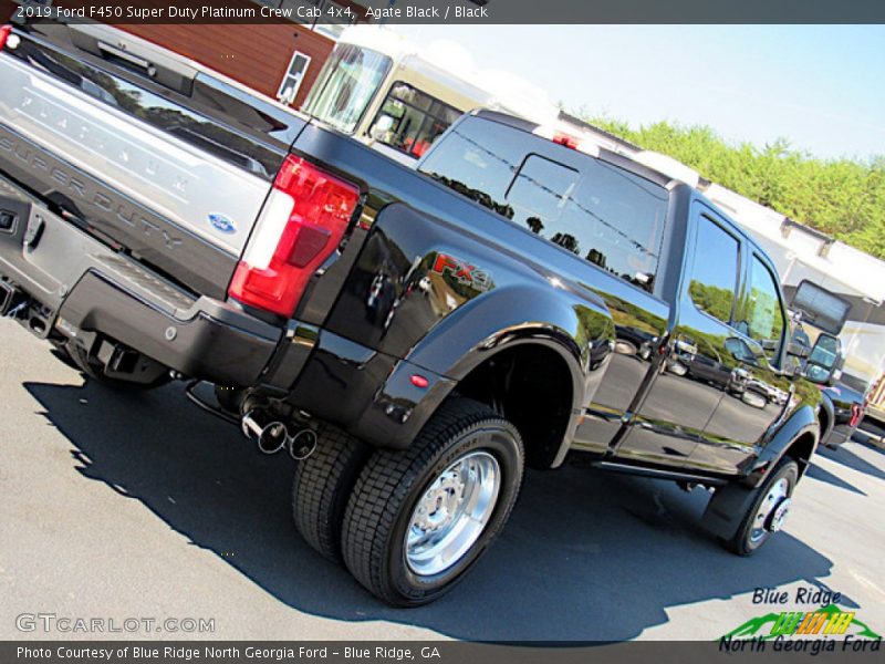 Agate Black / Black 2019 Ford F450 Super Duty Platinum Crew Cab 4x4