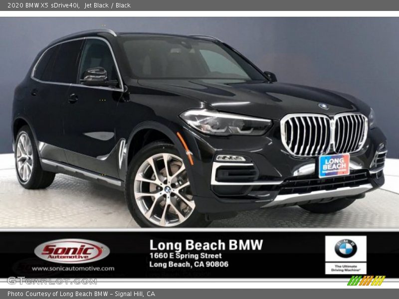 Jet Black / Black 2020 BMW X5 sDrive40i