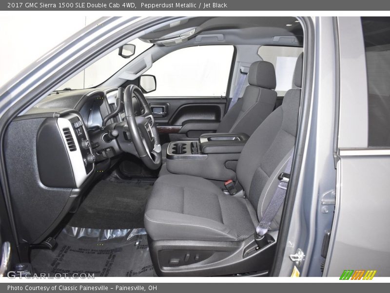 Pepperdust Metallic / Jet Black 2017 GMC Sierra 1500 SLE Double Cab 4WD