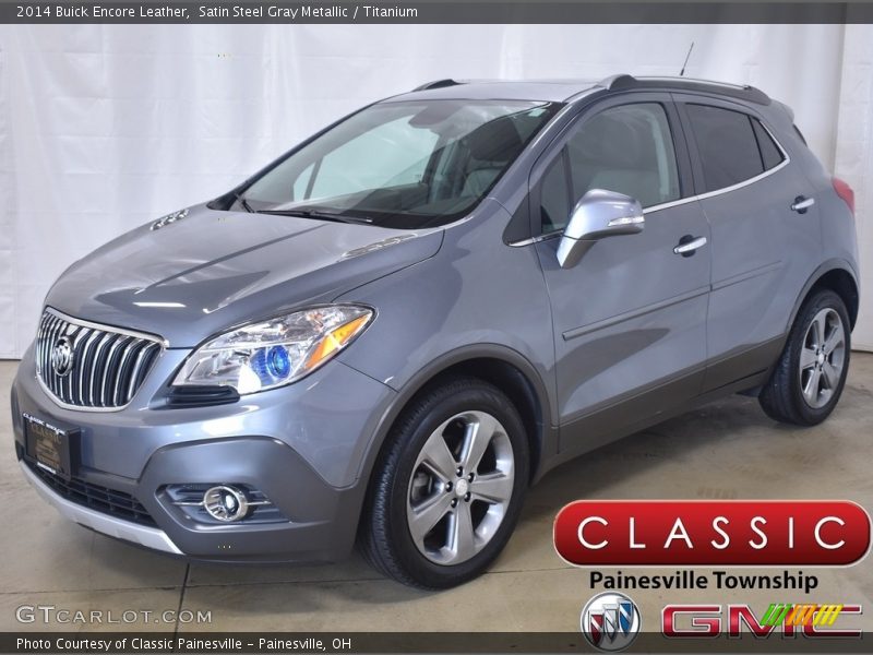Satin Steel Gray Metallic / Titanium 2014 Buick Encore Leather