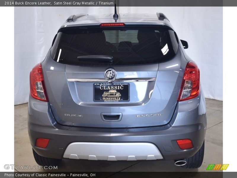 Satin Steel Gray Metallic / Titanium 2014 Buick Encore Leather