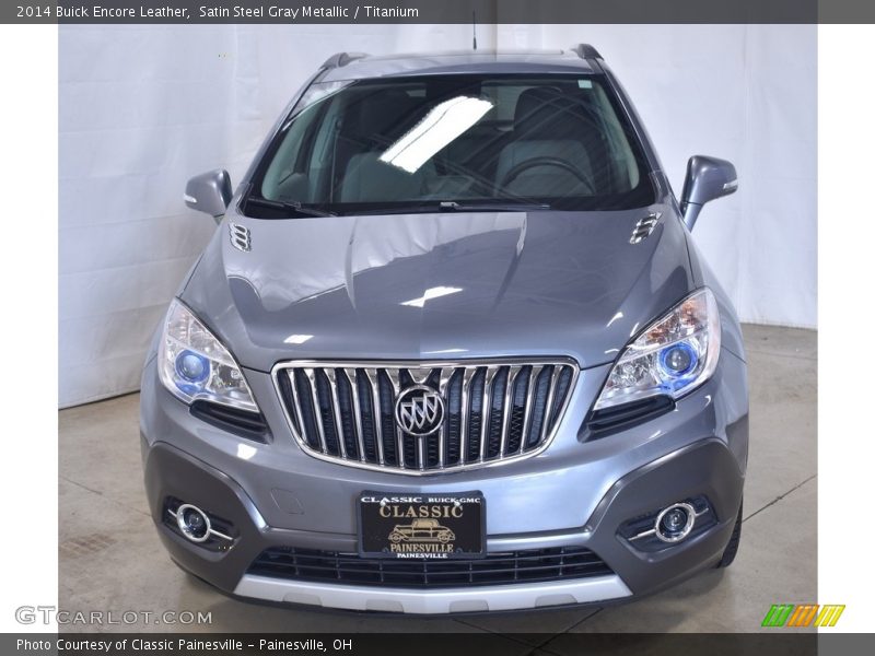 Satin Steel Gray Metallic / Titanium 2014 Buick Encore Leather