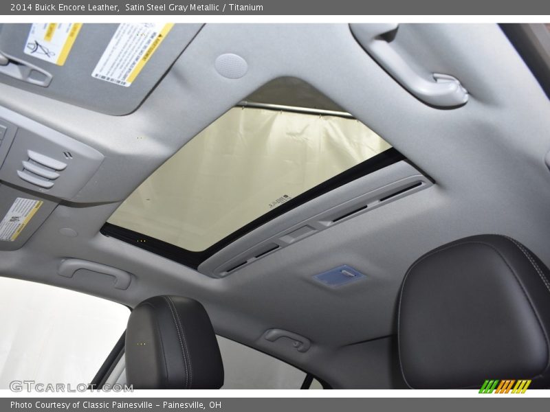 Satin Steel Gray Metallic / Titanium 2014 Buick Encore Leather