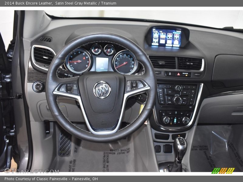 Satin Steel Gray Metallic / Titanium 2014 Buick Encore Leather