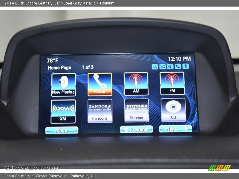 Satin Steel Gray Metallic / Titanium 2014 Buick Encore Leather