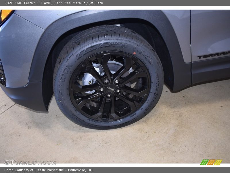 Satin Steel Metallic / Jet Black 2020 GMC Terrain SLT AWD