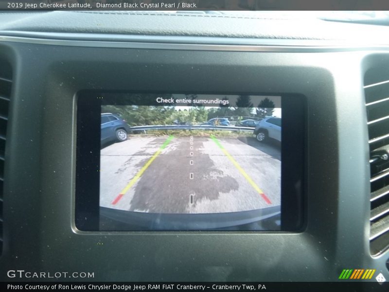 Diamond Black Crystal Pearl / Black 2019 Jeep Cherokee Latitude