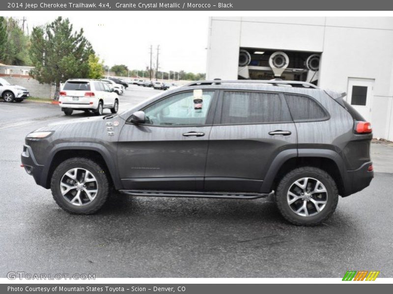 Granite Crystal Metallic / Morocco - Black 2014 Jeep Cherokee Trailhawk 4x4