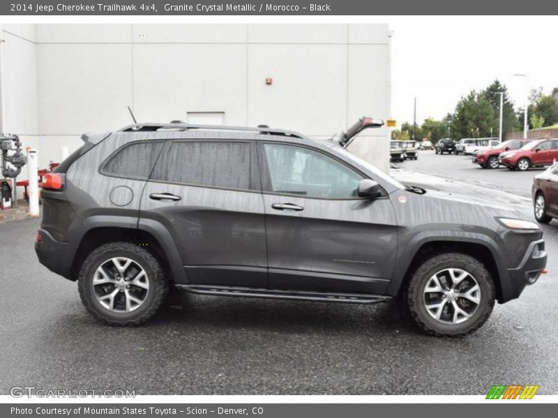 Granite Crystal Metallic / Morocco - Black 2014 Jeep Cherokee Trailhawk 4x4