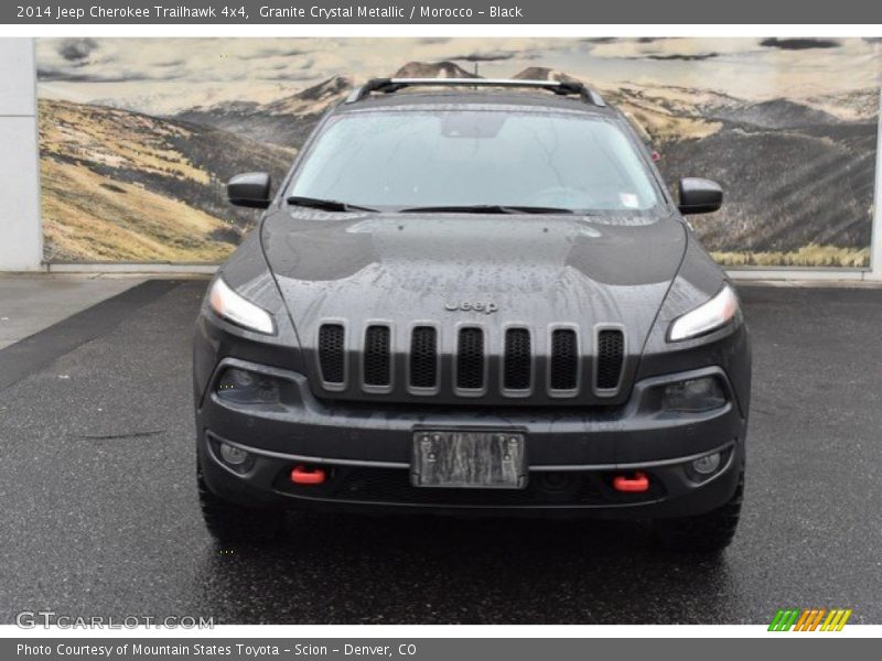 Granite Crystal Metallic / Morocco - Black 2014 Jeep Cherokee Trailhawk 4x4